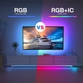 thumbnail image 3 of 5V RGB LED Strip Lights 12LEDs/Meter 5050RGB Light Strip LED Tape Light Remote Control APP, 3 of 7