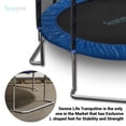 thumbnail image 3 of SereneLife Trampoline Extérieur de 10 Pieds et Enceinte avec Filet de Sécurité pour Enfants, Bleu, 3 of 8