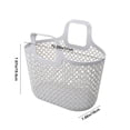 thumbnail image 3 of AYktou Home Organizers and Storage Portable Dirty Clothes Basket Dirty Clothes Storage Basket Large Clothes Rack Laundry Basket Bathroom Hollow Dirty Clothes Basket for Party Indoors, 3 of 6