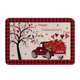 thumbnail image 1 of Chmadoxn Bathroom Rugs, Rugs for Living Room, Area Rug, Bath Mat Valentine's Day Mat Porch Door Mat Love Romantic Holiday Decoration Mat a carpet, 1 of 1