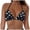 Black, variant on Yammkia Tankini Tops String Bikini Tops for Women Bathing Suit Swim Tops Sexy Triangle Bikini Top Black(Silver,M)
