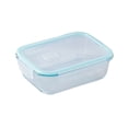 thumbnail image 2 of Boîte à Bento en Verre, Récipient à Lunch Micro-Ondes pour Étudiants Bureau, Verre Résistant aux Chocs Thermique, Boîte de Conservation des Repas, Lave-Vaisselle Facile à Nettoyer, Stockage Alimentaire Portable, 2 of 5