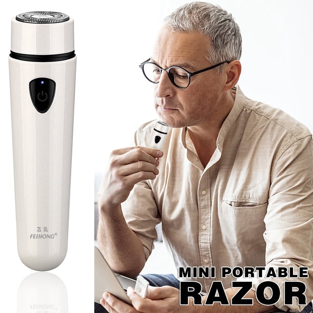 Raser Rasoirs à Feuille pour Hommes Petit Format de Poche Lavable Électrique Rechargeable Rasoirs de Voyage pour Hommes Mini Portable Rasage Microfoil pour Prêt à l'Emploi, Raser pour Femmes