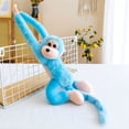 thumbnail image 4 of Blue 24 Inch Plush Monkey Stuffed Animal Long Arm Toy Soft Doll Hanging Decor For Kids Room, 4 of 7