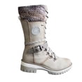 thumbnail image 4 of jovati Bottes d'Équitation Western pour Femmes, Mode, Style Cowboy, Décontractées, Chaudes, Talons Bas, Hauteur Genou, Tige Mi-Haute, Chaussures, 4 of 8