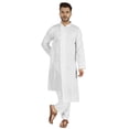 thumbnail image 1 of Atasi Kurta Pyjama Indien Ensemble 2 Pcs pour Hommes Tenue de Fête Robe Traditionnelle Tenue Ethnique, 1 of 7