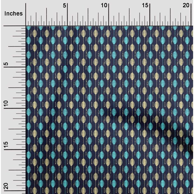 oneOone Cotton Poplin Fabric Stripe Abstract Fabric Prints by Yard 42 Inch Wide