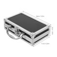 thumbnail image 3 of Shisuyan Travel Tool Box Portable Tool Box Metal Briefcase Storage Box for Small Items Tools Toys, 3 of 8