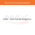 thumbnail image 2 of MAX Advanced Brakes - Rear Brake Kit For 2006-2014 Honda Ridgeline| Carbon Ceramic Brake Pad and Rotor Kit| Daily Driving Geomet Coated Brake Rotors, 2 of 9