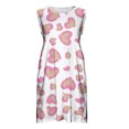 thumbnail image 2 of Pisexur Robe d'Été pour Filles Sans Manches, Décontractée, Imprimée, Robe Soleil, Robe de Fête Évasée, Robe Midi Ligne A, Robe Débardeur pour Enfants 3-14 Ans, 2 of 6
