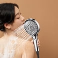 thumbnail image 2 of Handheld Shower Heads Shower - High-Pressure Handheld Showerhead - Hard Water High Pressure 3 Spray Modes Handheld Shower for The Elderly-Children Shower Head Filter for Hard Water, 2 of 6