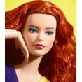 thumbnail image 3 of Barbie Looks Doll, Curly Red Hair, Color Block Outfit with Miniskirt, 3 of 6