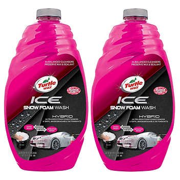 Turtle Wax Lavage de Voiture en Mousse de Neige Glacée 1,42 L, Pack de 2