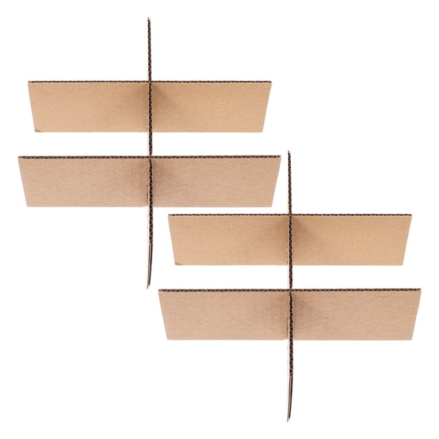 HAKIDZEL 2 Sets Moving Supplies Kit For Packing Boxes Dividers Light Brown Paper Transportation