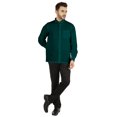 thumbnail image 2 of Bestman Solid Button Down Shirt For Men Long Sleeve With Patch Pocket Formal Business Wear, 2 of 7