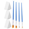thumbnail image 3 of Paint Brushes Set, Body Paint Brushes Precise Control Soft Brush Hair With Sponges For Oil Painting For Handicrafts Painting, 3 of 8