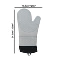 thumbnail image 3 of Baking Gloves Kitchen Insulation Gloves Withstand 260 Degrees High Temperature Soft Can Be Used For Long And Easy To Clean, 3 of 6