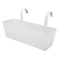 thumbnail image 2 of Almencla Hanging Flower Pot Flower Holder Iron Bucket Planter for Drawing Room Office White Small, 2 of 8
