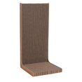 thumbnail image 1 of Yinanstore Cat Scratch Pad Cat Scratching Board L Shape Thickened Cat Scratcher Cat Cardboard Bed for Wall and Couch Protection Training 56cmx30cmx24cm, 1 of 5