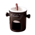 thumbnail image 1 of Huanglei Chocolate Fondue Cup Includes Fondue Cup And Fork Chocolate Melting Cup Mini Chocolate Fondue Set (without Tea Light) Fondue Cup With Fork Perfect For Date Night Birthday Weddi, 1 of 5