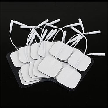 Riforla Universally-Compatible 20 Tens Electrodes Pads Reusable Self Adhesive Digital Th Health Products White