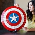 thumbnail image 3 of LEGO Marvel Captain America’s Shield 76262 Model Kit for Adults, Collectible Replica of Captain America’s Iconic Shield, this Disney Marvel Building Set for Adults Makes a Great Graduation Gift, 3 of 6