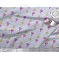 thumbnail image 2 of Soimoi Poly Georgette Fabric Artistic Floral Ethnic Decor Fabric Printed Yard 42 Inch Wide, 2 of 3