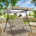 thumbnail image 3 of Housse de Protection de Remplacement en Polyester Durable pour Balançoire de Porche, Patio et Jardin Extérieurs, 3 of 6