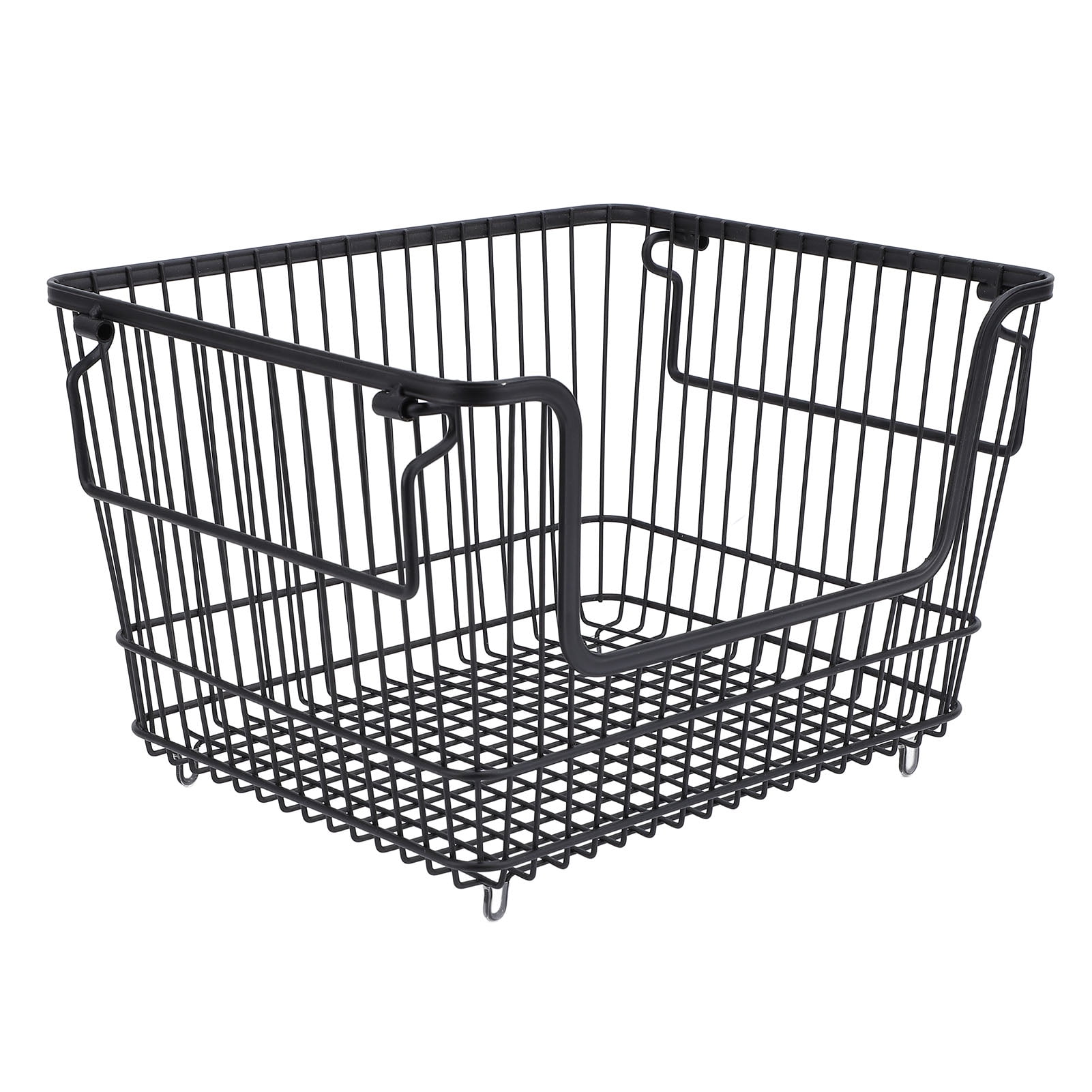 Stackable Chest Freezer Organizer, Freezer Organizer Bin 40 Pounds Load Bearing Keep Tidy Heavy Duty Construction Easy Access Large Opening  for Kitchen