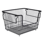 Stackable Chest Freezer Organizer, Freezer Organizer Bin 40 Pounds Load Bearing Keep Tidy Heavy Duty Construction Easy Access Large Opening  for Kitchen