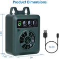 thumbnail image 4 of Anti Barking Device for Dogs Ultrasonic Bark Dog Deterrent with 49.2ft Range, Rechargeable, 4 of 5