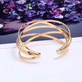 thumbnail image 2 of AMERTEER Wholesale Vintage Punk Bracelets Multilayer Geometry Hollow Open Cuff Bangle, 2 of 6