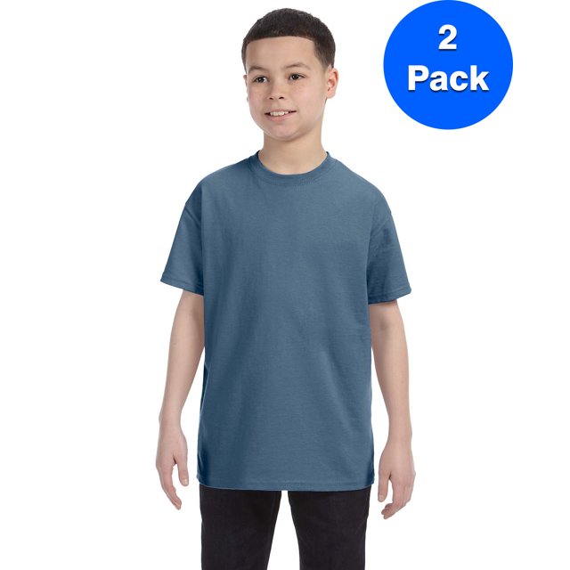 Hanes T-Shirt Jeunesse Authentic-T - 54500 (Lot de 2)
