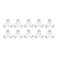 thumbnail image 3 of 3 Way Pipe Fittings, 10PCS Quick Reducing Tube Connector, 3 Way Pipe Fittings PVC Plastic Right Angle Tee Corner Connector 20mm Inner, 3 of 8