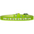 thumbnail image 1 of Collier pour Chien Pearl And Clear Jewel Croc Vert Lime Taille 10, 1 of 1