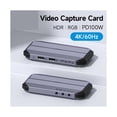 thumbnail image 3 of 4K@60Hz Video Capture Card Streaming And Gaming 4K 60FPS HDR VRR RGB Passthrough PD 100W, 3 of 6