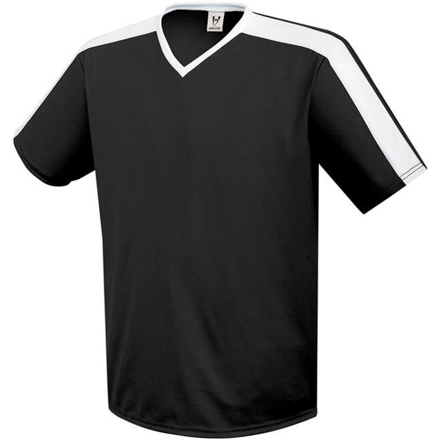 Maillot de Soccer Jeunesse Genesis, Noir & Blanc - 2TP
