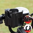 thumbnail image 2 of Universal Cup Holder with Phone Holder for Stroller, Scooter, Bike - Adjustable Clamp, No Tools Needed, 2 of 3