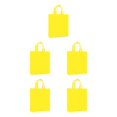 thumbnail image 3 of Decodeary Reusable Eco-Shopping Bag Folding Eco-Friendly Shoulder Storage Bag yellow 5Set, 3 of 6