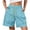 Sky Blue, variant on Yammkia Mid Waist Shorts for Women Womens Running Shorts Women’s High Waisted Athletic Workout Short’s Gym Short for Women with Pockets(Gray,L)