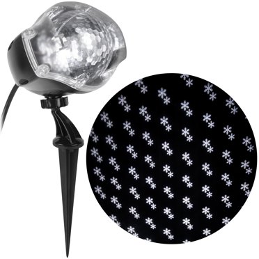 Lightshow Projection SnowFall Snowflakes Multiple sizes (White) (CA)