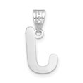 thumbnail image 3 of Diamond2Deal 14K White Gold Bubble Letter J Initial Pendant for Women, 3 of 6