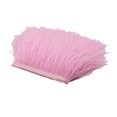 thumbnail image 4 of HLONK 1 Yard Dyed Ostrich Feather Fringe Trim Ribbon Embellishment Cream, 4 of 8
