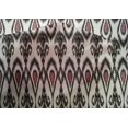 thumbnail image 4 of oneOone Cotton Silk Fabric Ogee Ikat Print Sewing Fabric BTY 42 Inch Wide, 4 of 4
