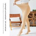thumbnail image 4 of Outfmvch Collants Résille, Bas Collants Bas Taille Collants Bas de Base Plus Collants Collants Doublés en Molleton Femmes Collants Chauds Beige G, 4 of 9