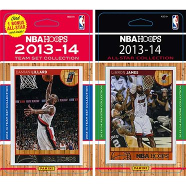 CandICollectables 2013TRAILBTS NBA Portland Trail Blazers Licensed 2013-14 Hoops Team Set Plus 2013-24 Hoops All-Star Set