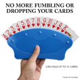 thumbnail image 4 of LotFancy Playing Card Holder for Kids, Adults, Plastic Playing Card Rack, Playing Card Stand, 2 Pcs, 4 of 9