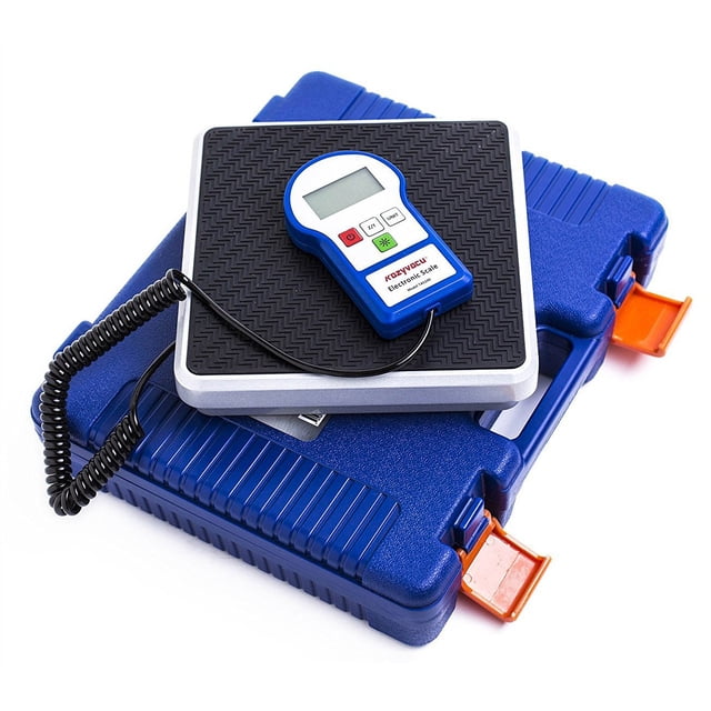 Kozyvacu CVC 220 Lb Balance Réfrigérante Poids de Chargement Balance au Fréon Haute Précision 0,01 Lb Résolution Légère Balance Électronique Numérique Commerciale pour Automobile Résidentiel AC