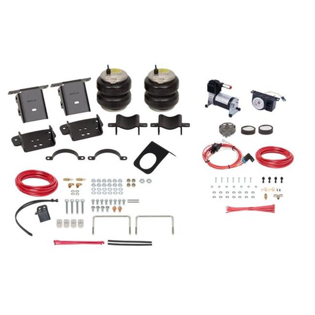 Firestone Industrial Kit Ressort 2823 Tout-en-un; Ressort/tout-en-un; Analogique; Nivellement Simple; Montage sur Cadre; Capacité de Nivellement de 3200 à 5000 Livres; Réglable de 5 à 100 PSI; Caoutchouc