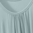 thumbnail image 4 of Diufon Robe de Pyjama pour Femme Été Mince Respirante Sans Manches Col Ras du Cou Chemises de Nuit Décontractées Amples Vêtements de Nuit pour la Maison, 4 of 6